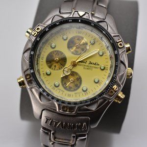 Paul Jardin Men Titanium Chronograph Watch